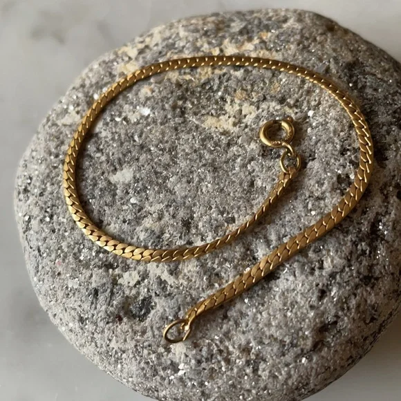 Vintage 12K Gold Link Bracelet - Picture 3 of 11